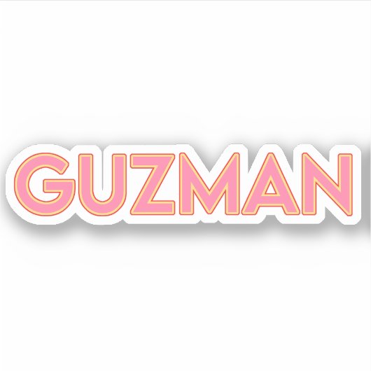 GUZMAN 03 — 3-INCH STICKER (Voorkant)