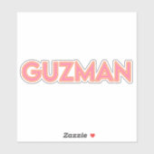 GUZMAN 03 — 6-INCH STICKER (Vel)