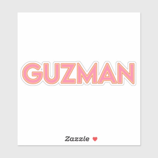 GUZMAN 03 — 6-INCH STICKER (Vel)