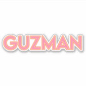 GUZMAN 03 — 6-INCH STICKER (Voorkant)