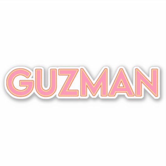 GUZMAN 03 — 6-INCH STICKER (Voorkant)