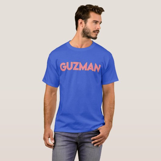 GUZMAN 03 - mannen T-Shirt (Voorkant volledig)