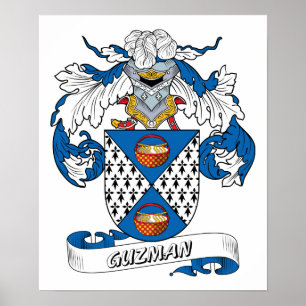 Guzman Family Crest Poster