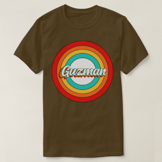 Guzman Naam Shirt  Guzman Circle (Design voorkant)