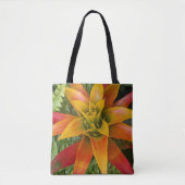 Guzmania Bromeliad Plant Floral Tote Bag (Voorkant)