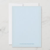 Guzzle and Gaze Baby shower Invitation Kaart (Achterkant)