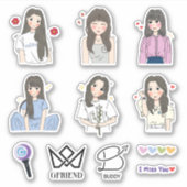 Gvriend Sticker (Kpop) (Voorkant)