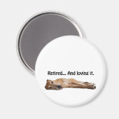 GVV Greyhound in ruste en liefhebbend Magneet (Voorkant / Achterkant)