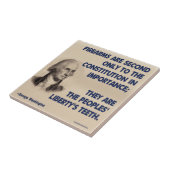 GW - Vuurwapens - Tweede optie voor de grondwet Tegeltje (Zijkant)