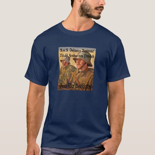 GWA Oostenrijks-Hongaarse troepen T-shirt (Voorkant)