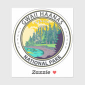 Gwaii Haanas National Park Canada Travel  Sticker (Vel)