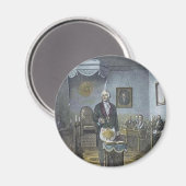 GWAlexandriaLodgePC1 Magneet (Voorkant / Achterkant)