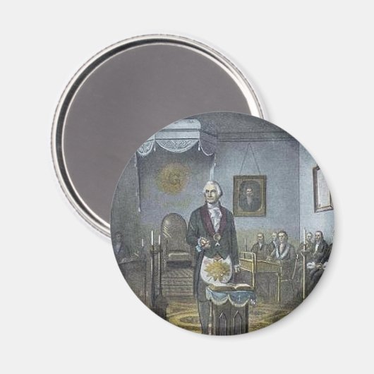 GWAlexandriaLodgePC1 Magneet (Voorkant / Achterkant)