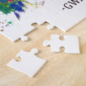 Gwangju South Korea Skyline Legpuzzel (Zijkant)