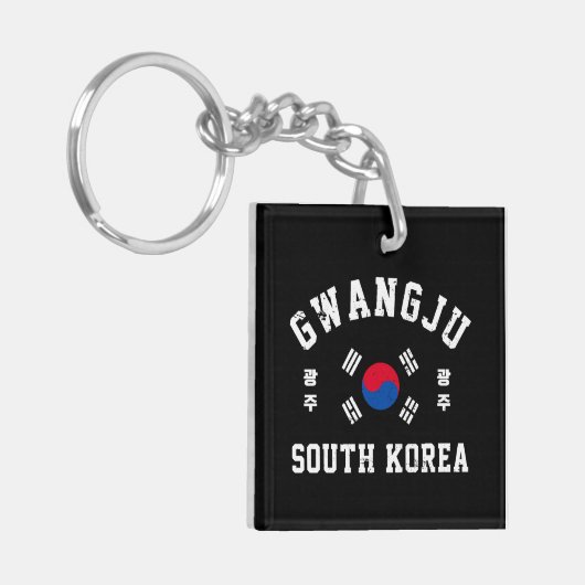 Gwangju South Korea Sleutelhanger (Voorkant Links)