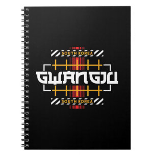Gwangju Zuid-Korea Modern Grafisch Ontwerp Notitieboek