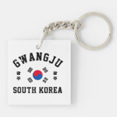 Gwangju Zuid-Korea  Sleutelhanger (Achterkant)