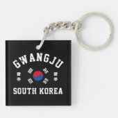 Gwangju Zuid-Korea Sleutelhanger (Achterkant)