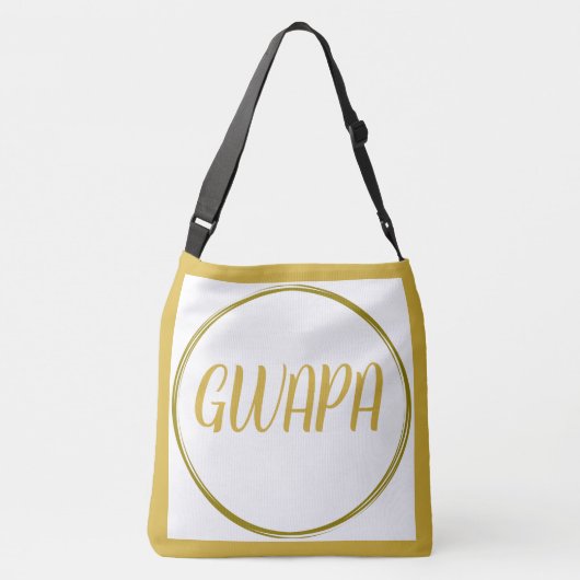 Gwapa_goud_ Crossbody Tas (Achterkant)