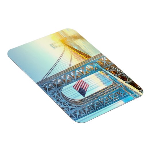 GWB die Fort Lee NJ en Manhattan NYPlus verbindt Magneet (Rechterzijde)