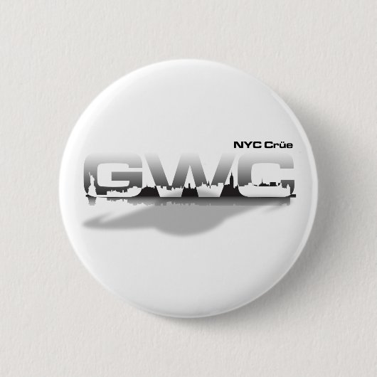 GWC NYC Crue Ronde Button 5,7 Cm (Voorkant)