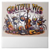 Gweb band 30 jaar tegeltje (Voorkant)