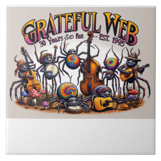 Gweb band 30 jaar tegeltje