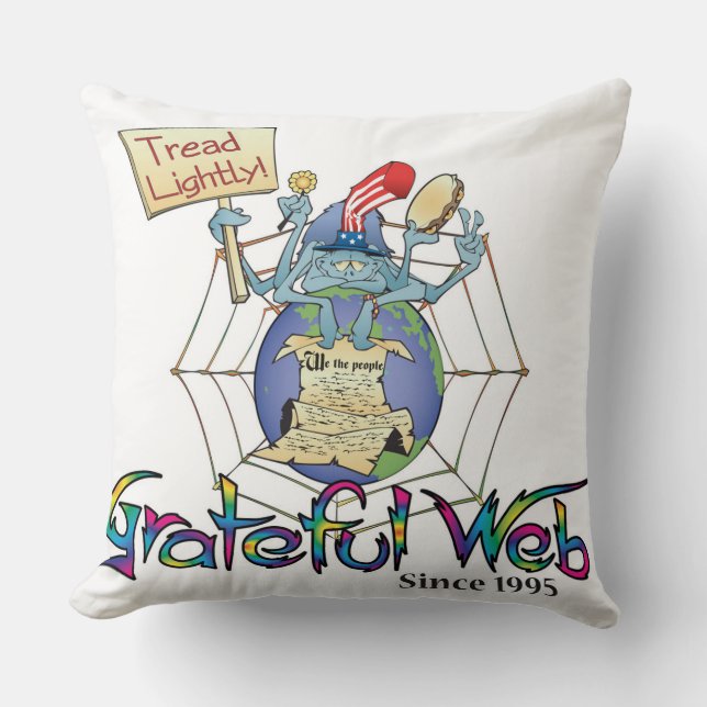 Gweb Spy Dye Throw Pillow Kussen (Voorkant)