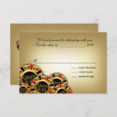 Gwen Las Vegas Casino Feest RSVP (Voorkant / Achterkant)