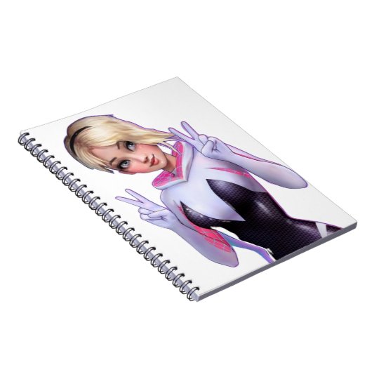 Gwen spin vrouwen NOTITIEBOEK (Rechterzijde)