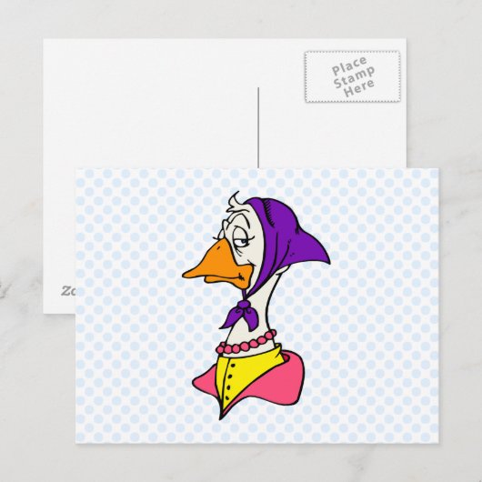 Gwenda Goose Briefkaart (Voorkant / Achterkant)