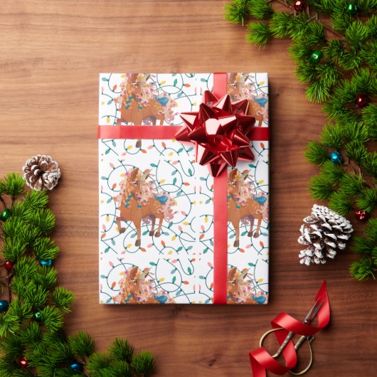 Gwenhwyer Lights Holiday Wrapping Paper Cadeaupapier (Feestdagen Geschenken)