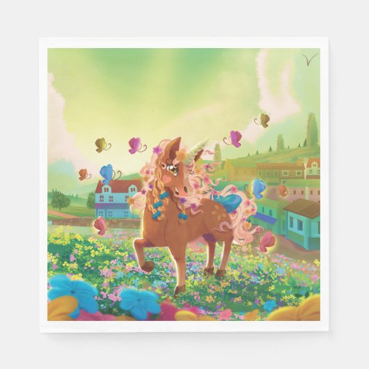 Gwenhwyer Sun Rays servetten (Voorkant)