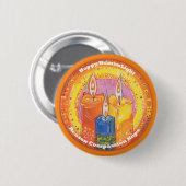 Gwenn Seemel Origineel Kunstwerk HumanLight Button (Voorkant /achterkant)