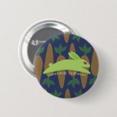 Gwennie The Bun: Night Raider Ronde Button 5,7 Cm (Voorkant /achterkant)