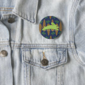 Gwennie The Bun: Night Raider Ronde Button 5,7 Cm (In situ)