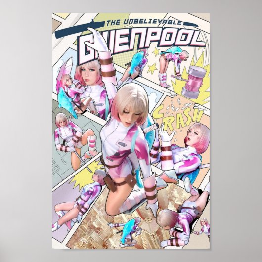 Gwenpool PATLOIKA-samenwerking Poster (Voorkant)
