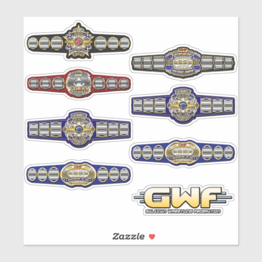 GWF Gouden Eeuw Titel Set 1 Sticker (Vel)