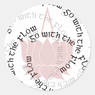 GWF Lotus Typographic Ronde Sticker