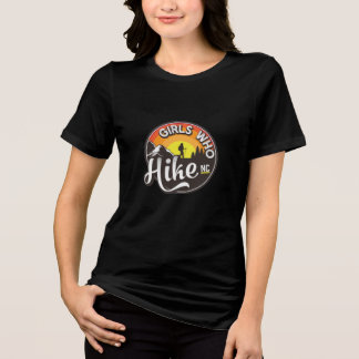 GWHNC korte mouw retro logo Tri-Blend Shirt