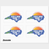 GWHNC Retro vierkant sticker (Vel)