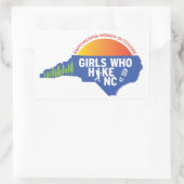 GWHNC Retro vierkant sticker (Tas)