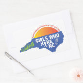 GWHNC Retro vierkant sticker (Envelop)