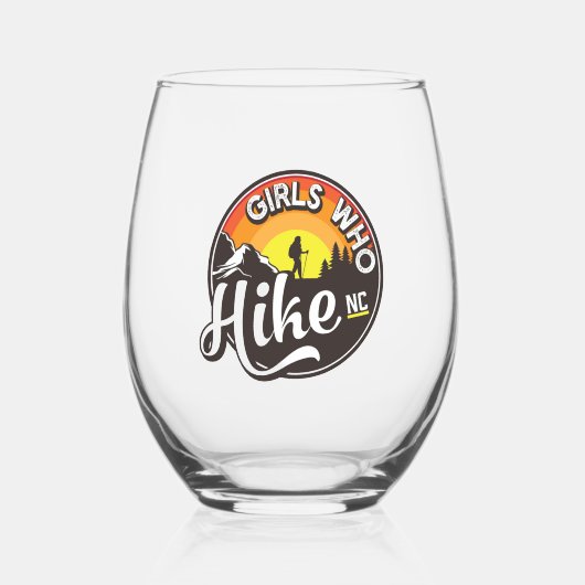 GWHNC Stemless Wijnglas Zonder Voet (Voorkant)