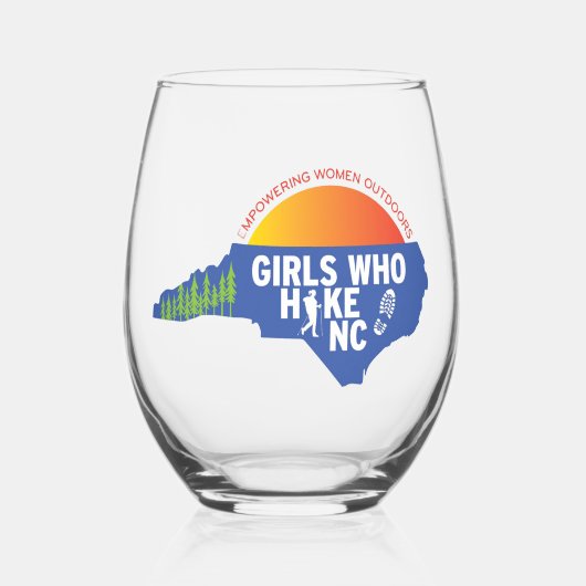 GWHNC Stemless Wijnglas Zonder Voet (Voorkant)
