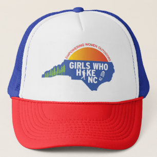 GWHNC Trucker Hat Rood/Blauw Pet