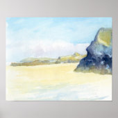 Gwithian strand poster (Voorkant)