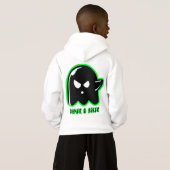 Gwosts Gamer & Biker Kid's Hoodie (Achterkant volledig)