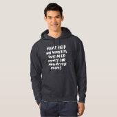 Gwosts Need Money For Motorcycle Parts Hoodie (Voorkant volledig)
