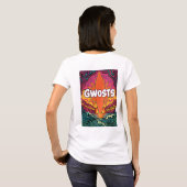 Gwosts Psychedelisch Dames T-Shirt (Achterkant volledig)